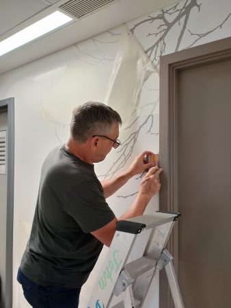 Oona Culley Barts Installing Vinyl 1