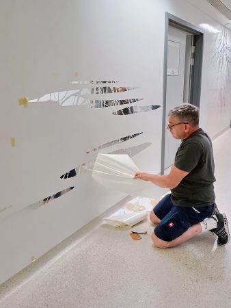 Oona Culley Barts Installing Vinyl 2