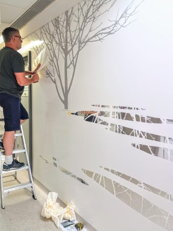 Oona Culley Barts Installing Vinyl 3